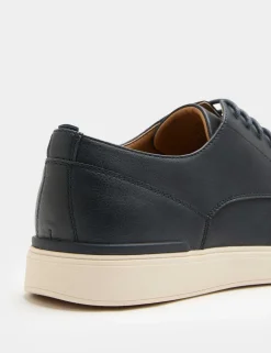 Contrast Sole Derby Shoes