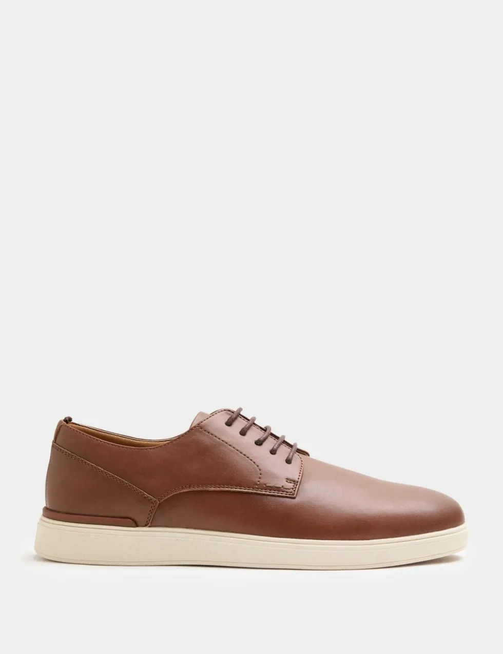 Contrast Sole Derby Shoes