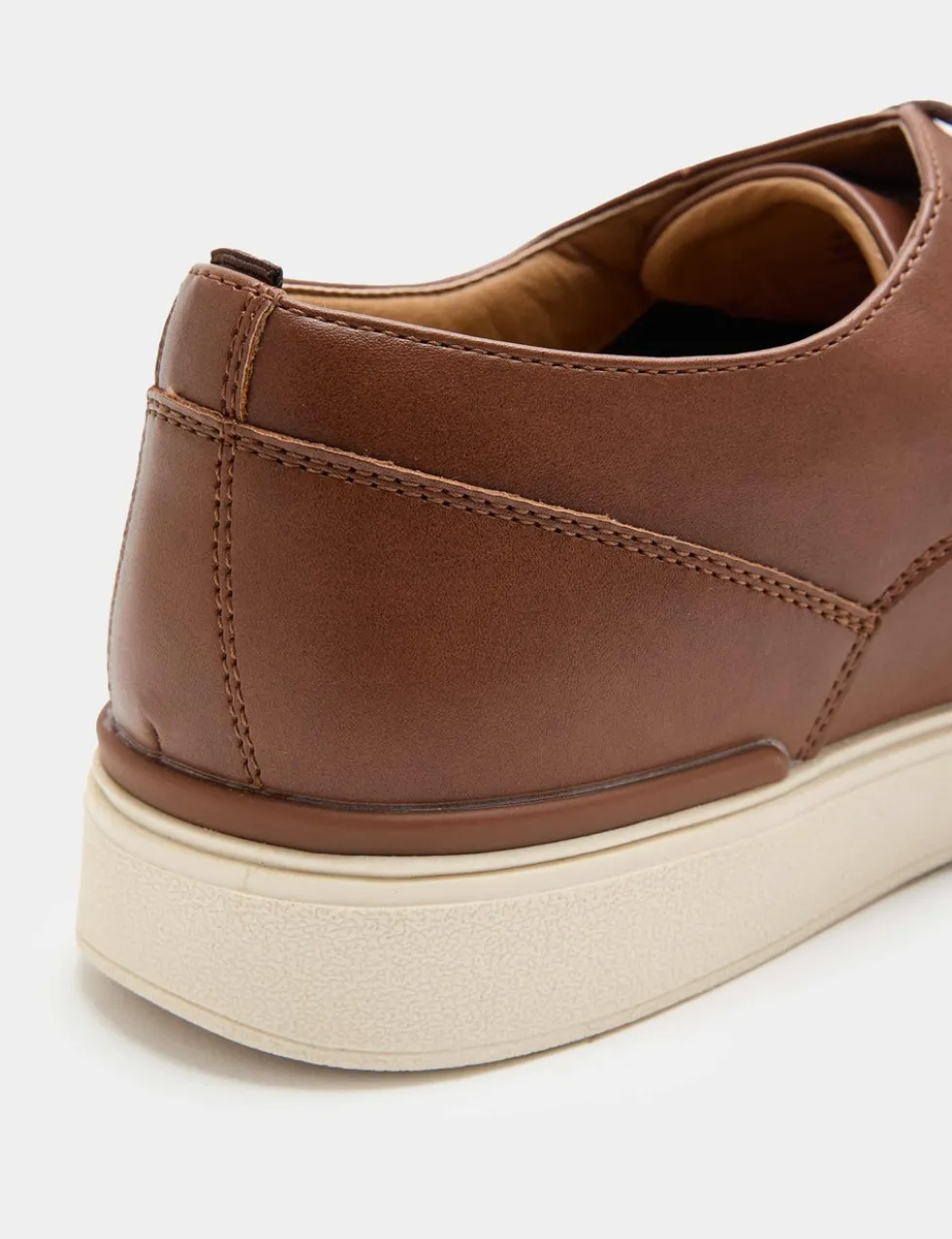 Contrast Sole Derby Shoes