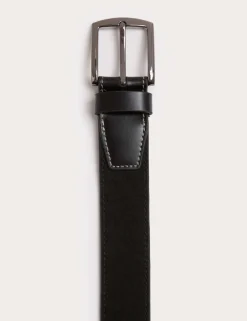 Contrast Suede Belt
