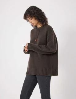 Cora Longline Chunky Cashmere Jumper
