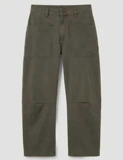 Cordi Cotton Rich Barrel Leg Trousers
