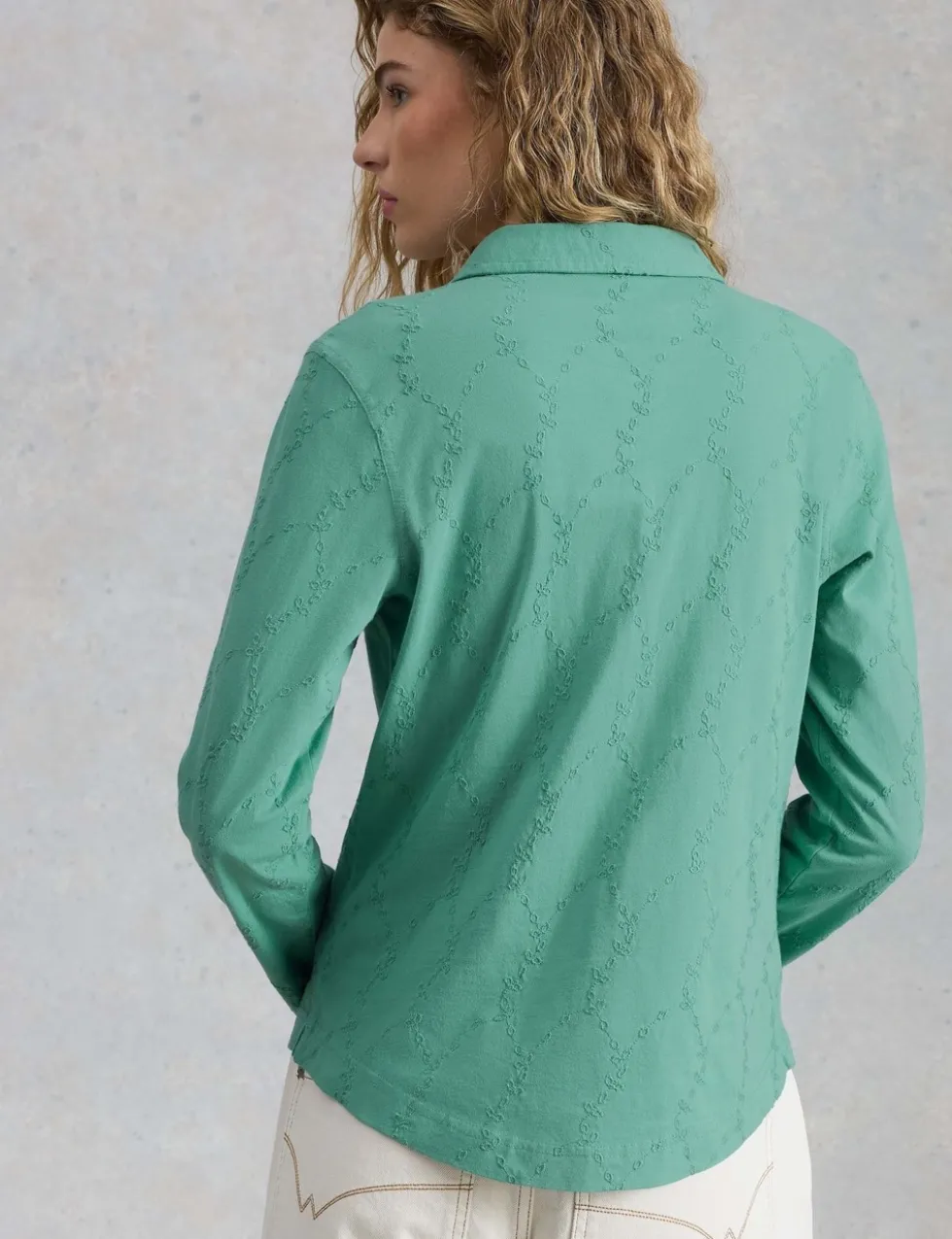 Corduroy Collared Maxi Shirt Dress
