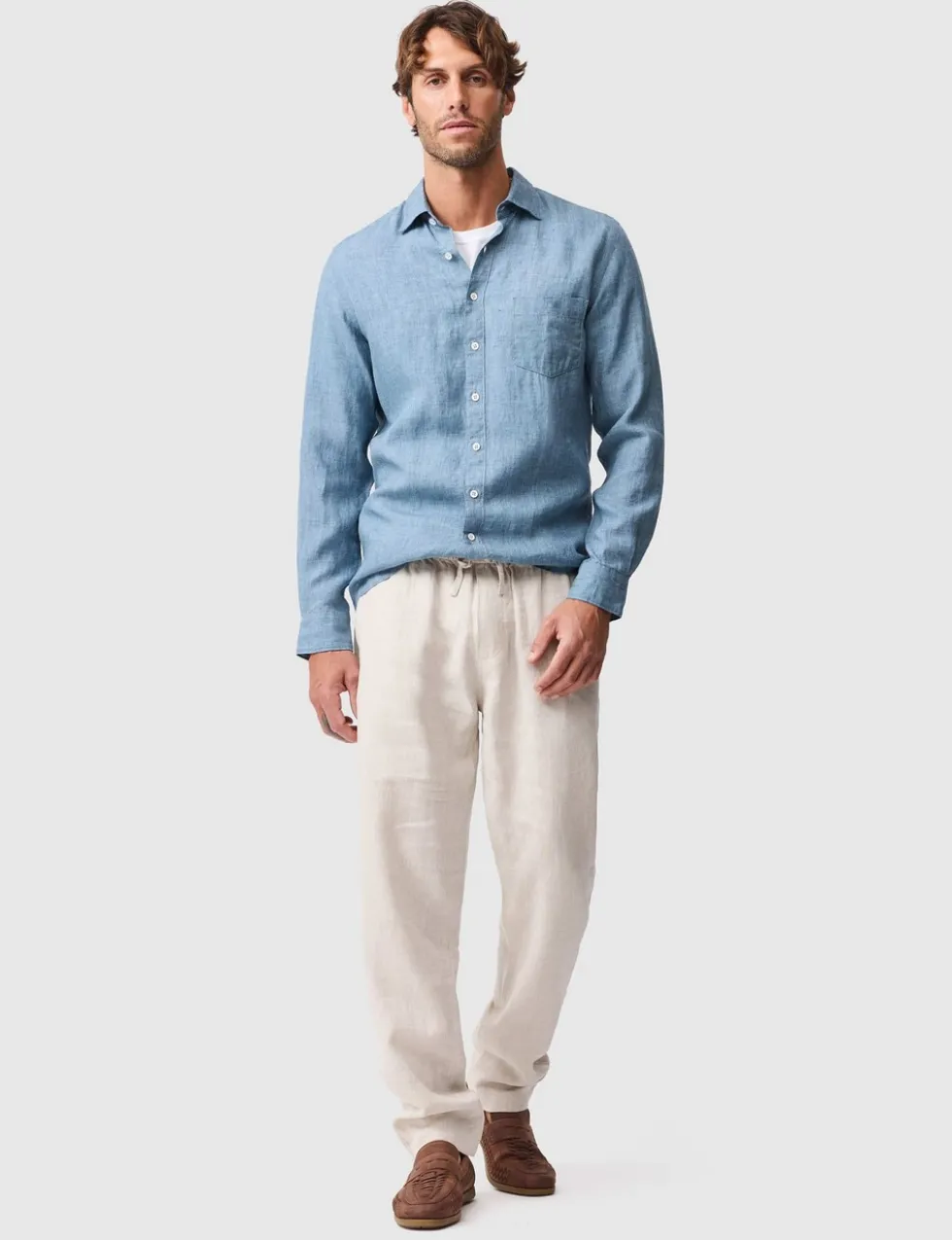 Coromandel Slim Fit Pure Linen Shirt