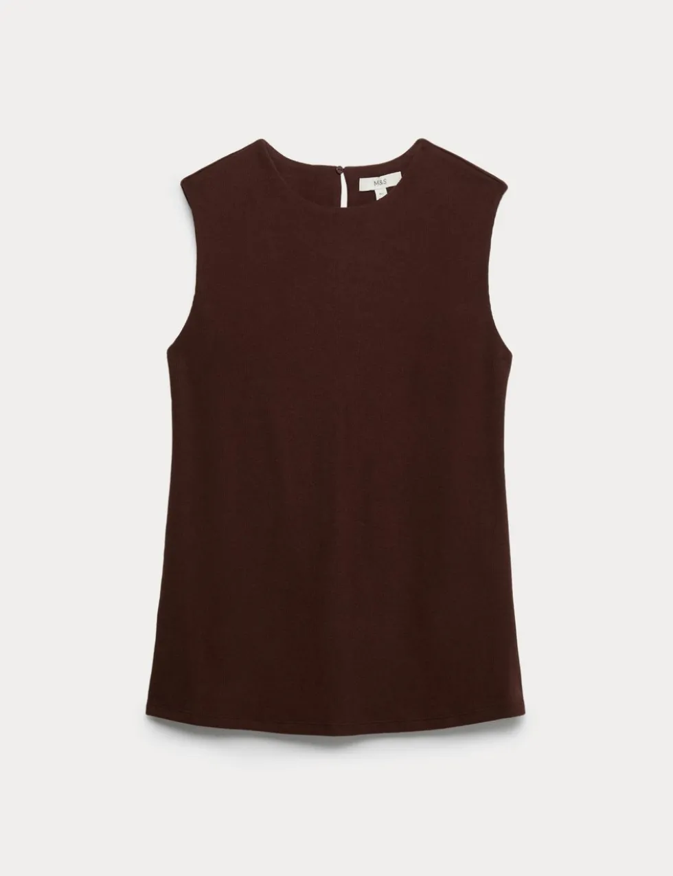 Cosy Cotton Blend Round Neck Top