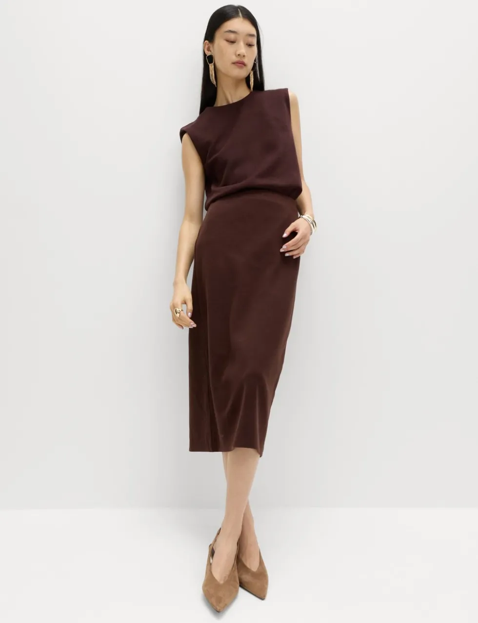 Cosy Cotton Blend Round Neck Top