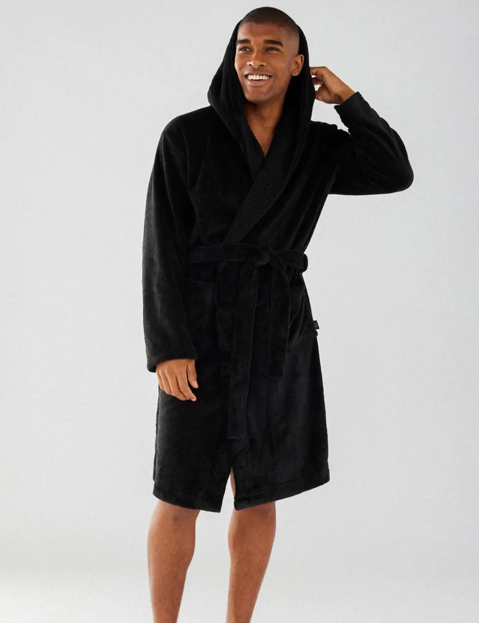 Cosy Hooded Dressing Gown