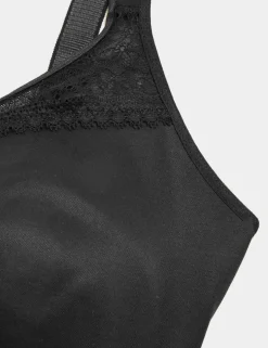 Cotton Blend & Lace Non Wired Total Support Bra B-H