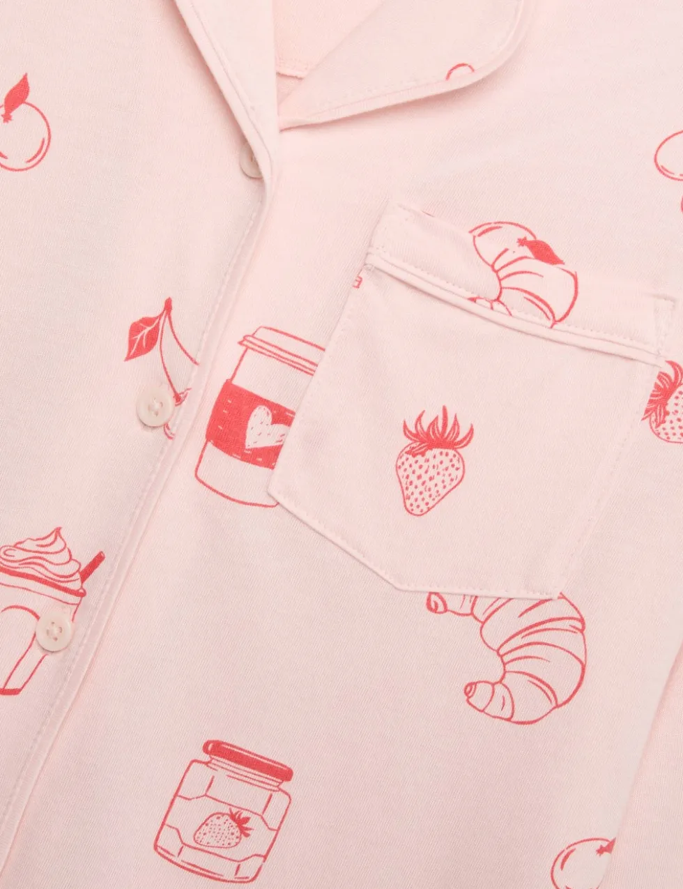Cotton Blend Breakfast Pyjamas (3-16 Yrs)