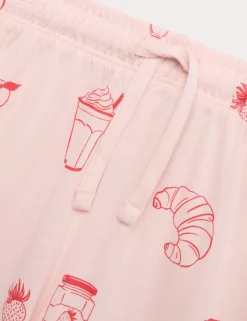 Cotton Blend Breakfast Pyjamas (3-16 Yrs)