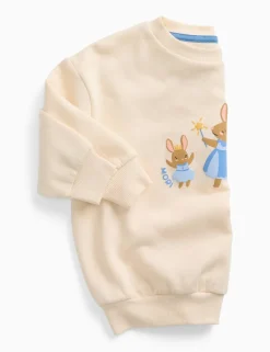 Cotton Blend Bunny Sweatshirt (3 Mths-6 Yrs)