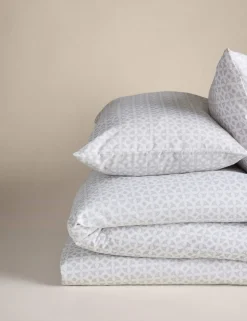 Cotton Blend Circle Star Bedding Set