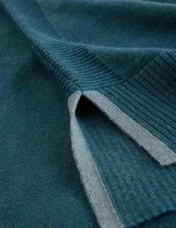Cotton Blend Contrast Detail Jumper