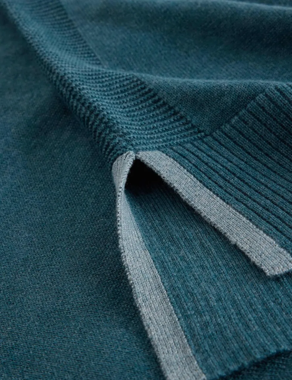 Cotton Blend Contrast Detail Jumper