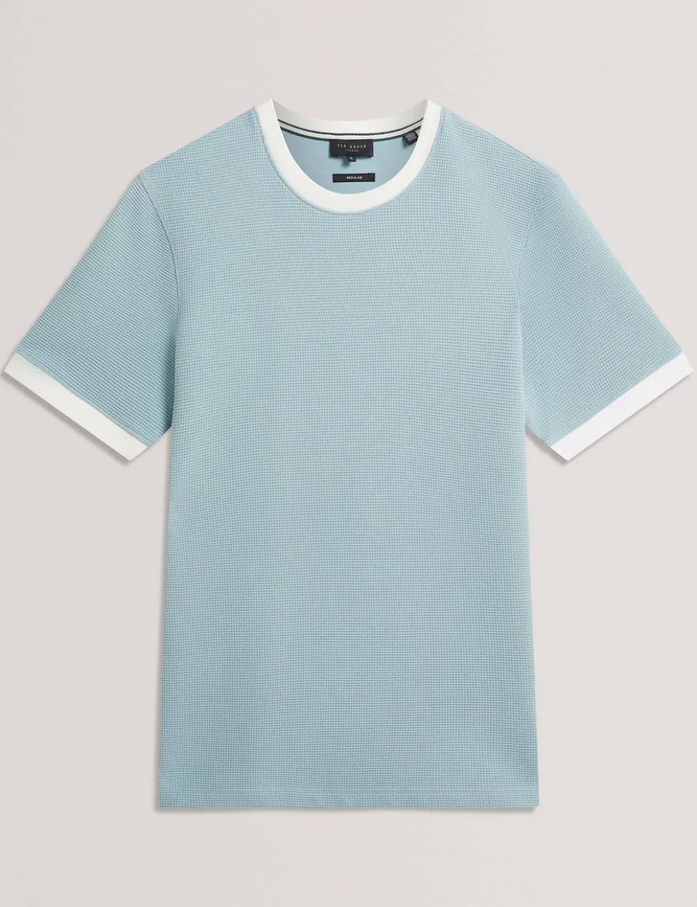 Cotton Blend Crew Neck T-Shirt