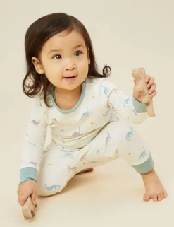 Cotton Blend Dino Pyjamas (6 Mnths - 6 Yrs)