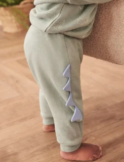 Cotton Blend Dinosaur Spike Joggers (3 Mths-5 Yrs)