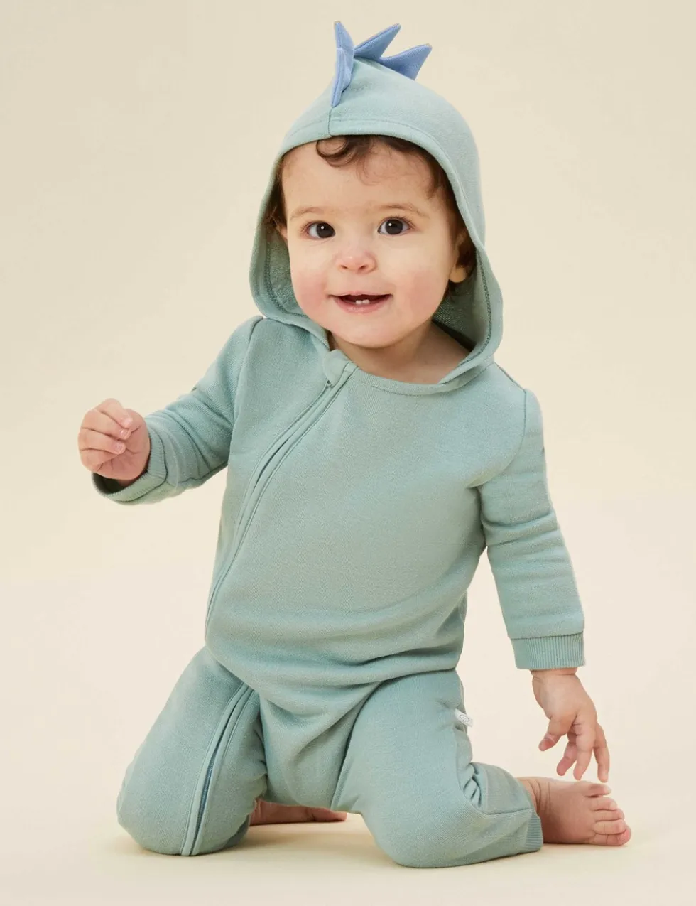 Cotton Blend Dinosaur Spike Onesie (3 Mths-3 Yrs)