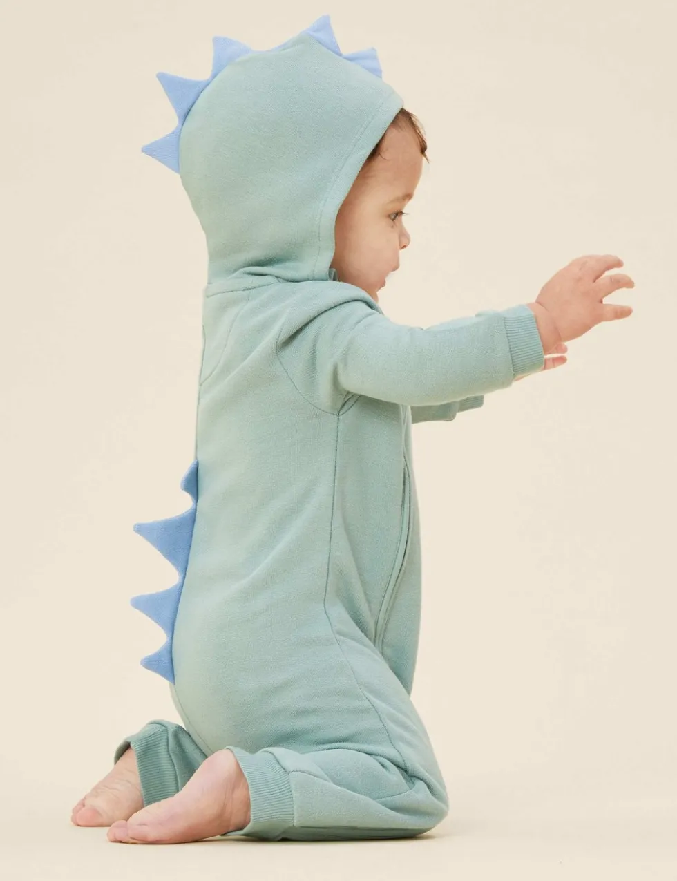 Cotton Blend Dinosaur Spike Onesie (3 Mths-3 Yrs)