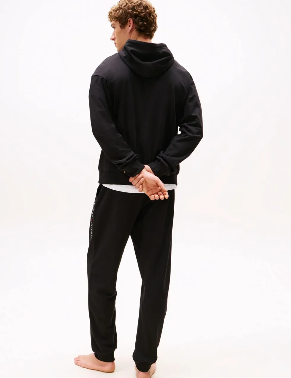 Cotton Blend Drawstring Loungewear Hoodie