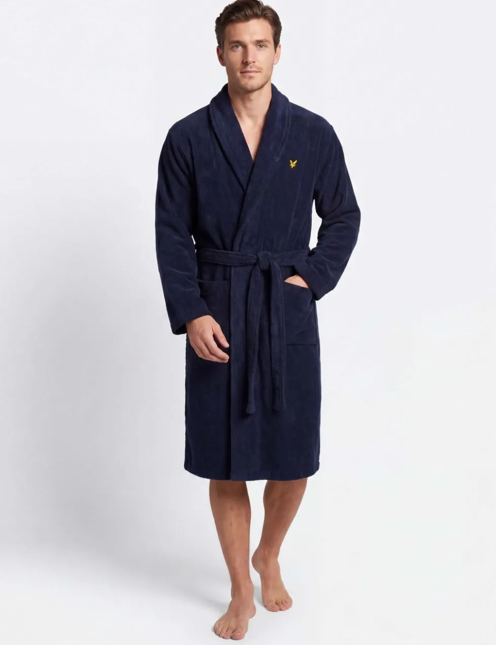 Cotton Blend Dressing Gown