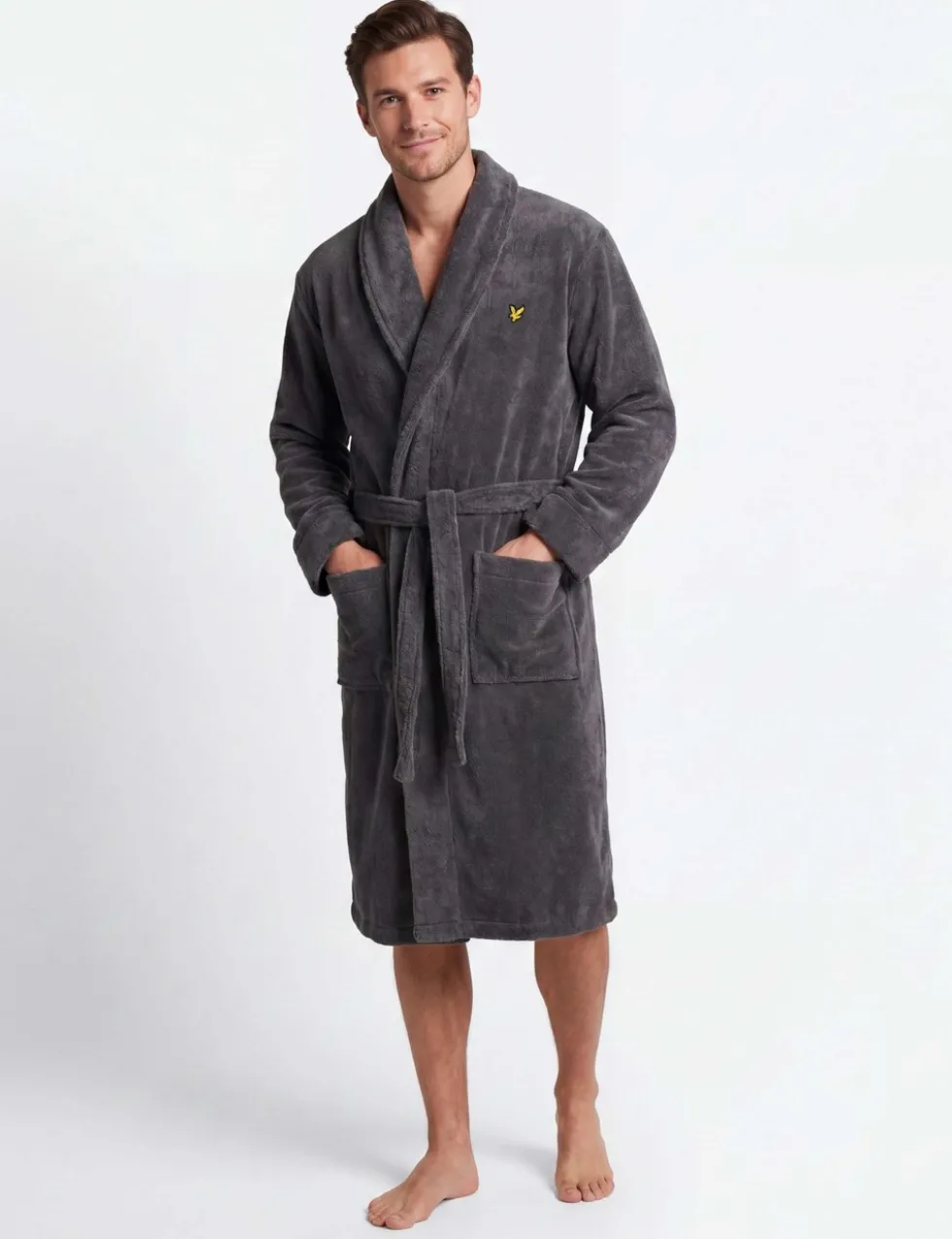 Cotton Blend Dressing Gown