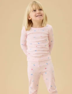 Cotton Blend Fairy Bunny Pyjamas (1-6 Yrs)