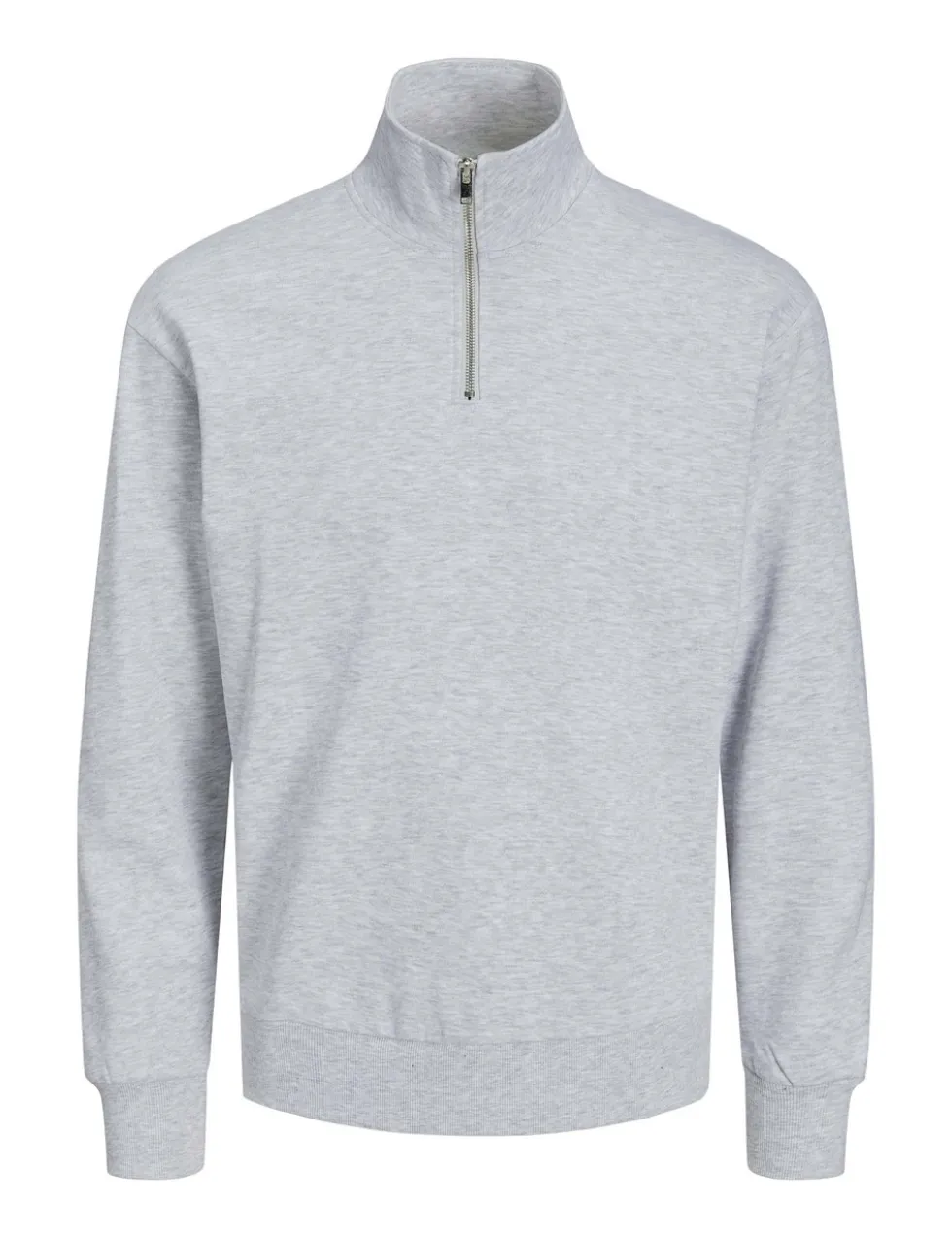 Cotton Blend Half Zip Sweatshirt