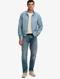 Cotton Blend Harrington Jacket