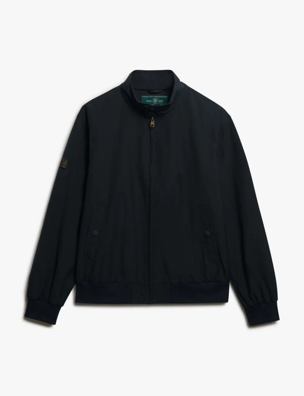 Cotton Blend Harrington Jacket