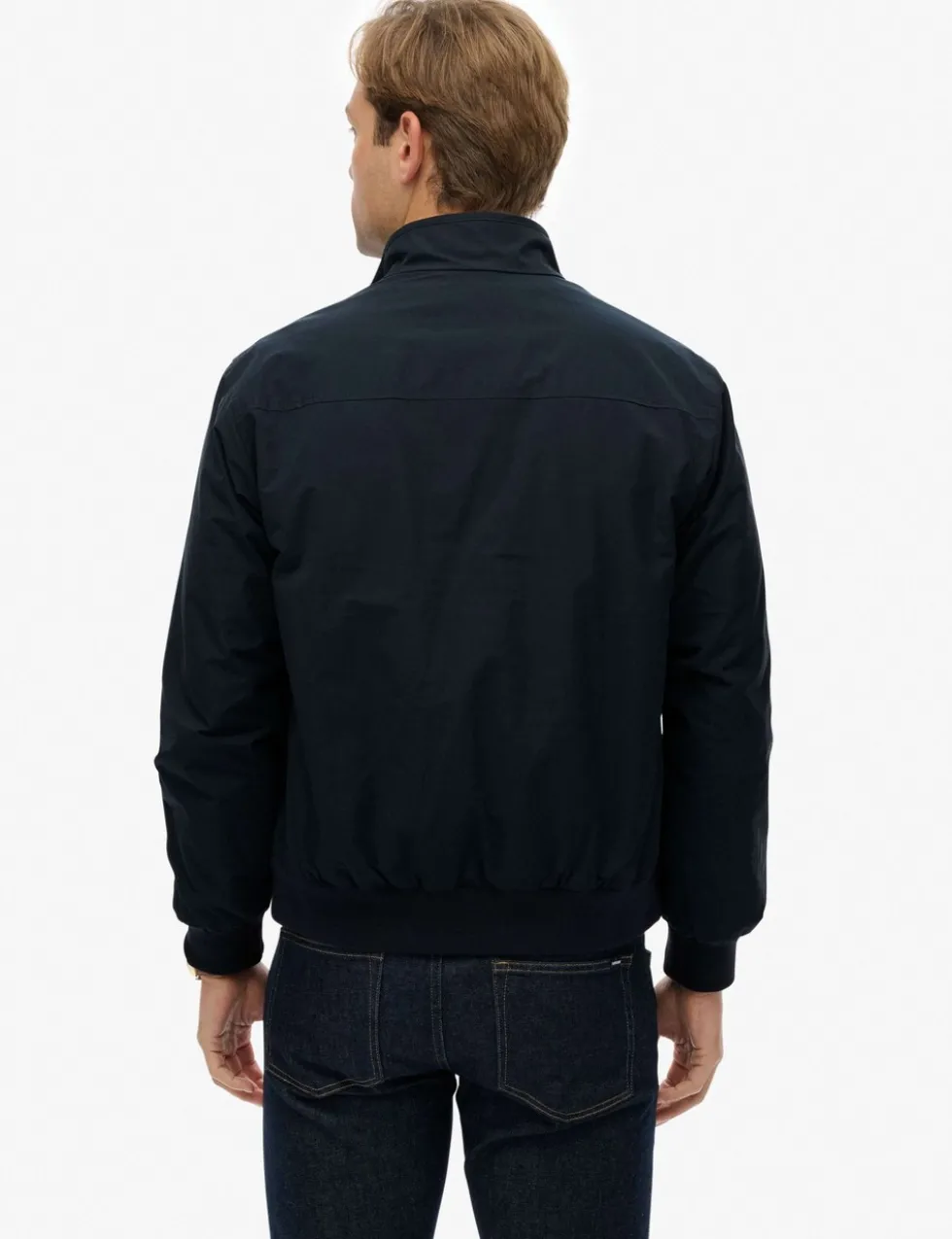 Cotton Blend Harrington Jacket