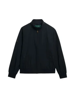 Cotton Blend Harrington Jacket