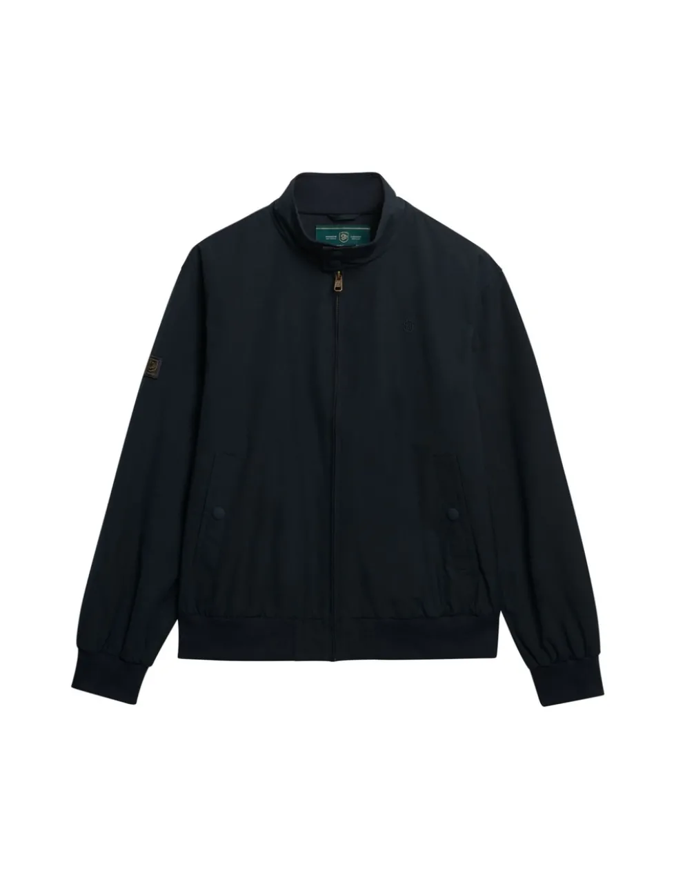 Cotton Blend Harrington Jacket