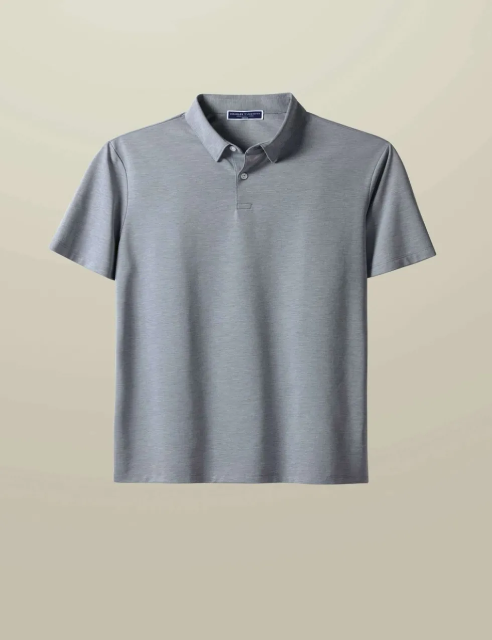 Cotton Blend Jersey Polo Shirt