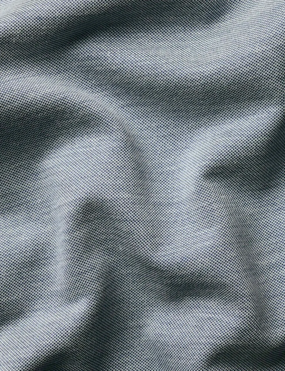 Cotton Blend Jersey Polo Shirt