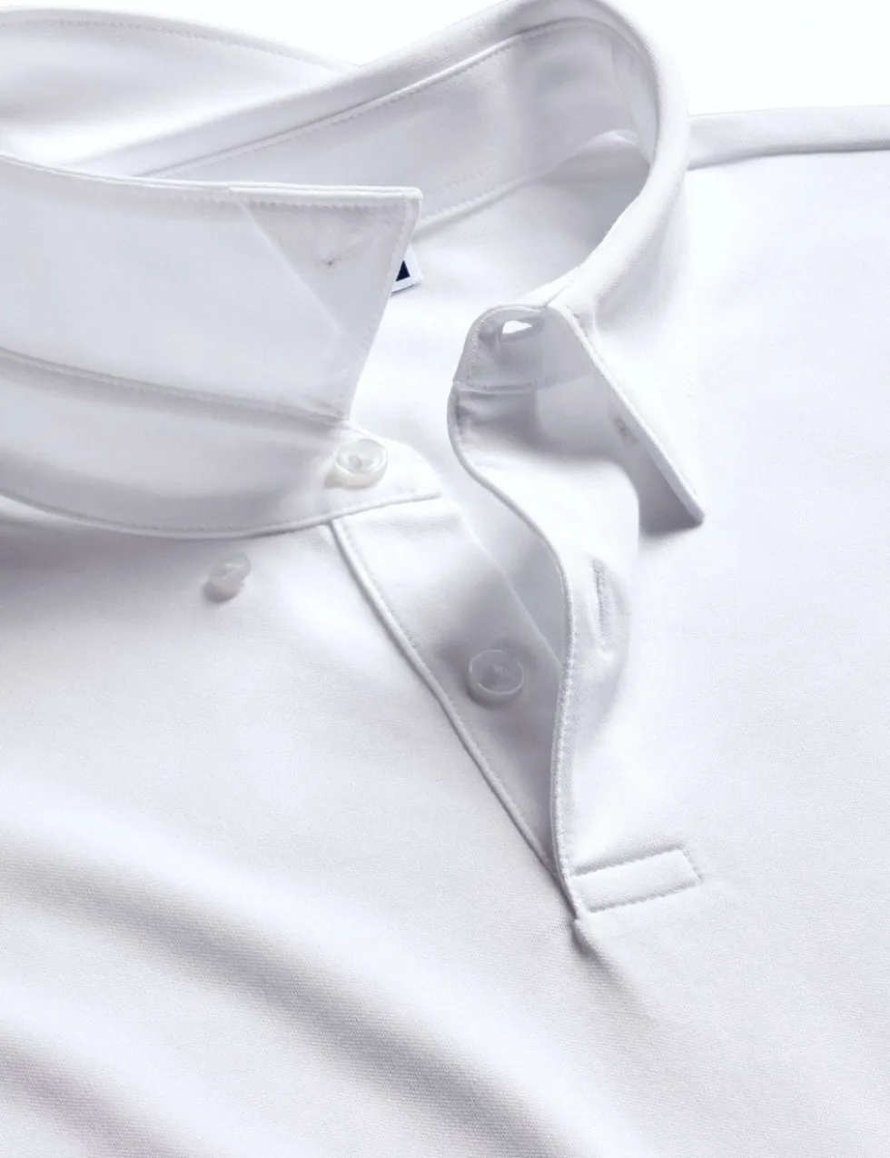Cotton Blend Jersey Polo Shirt