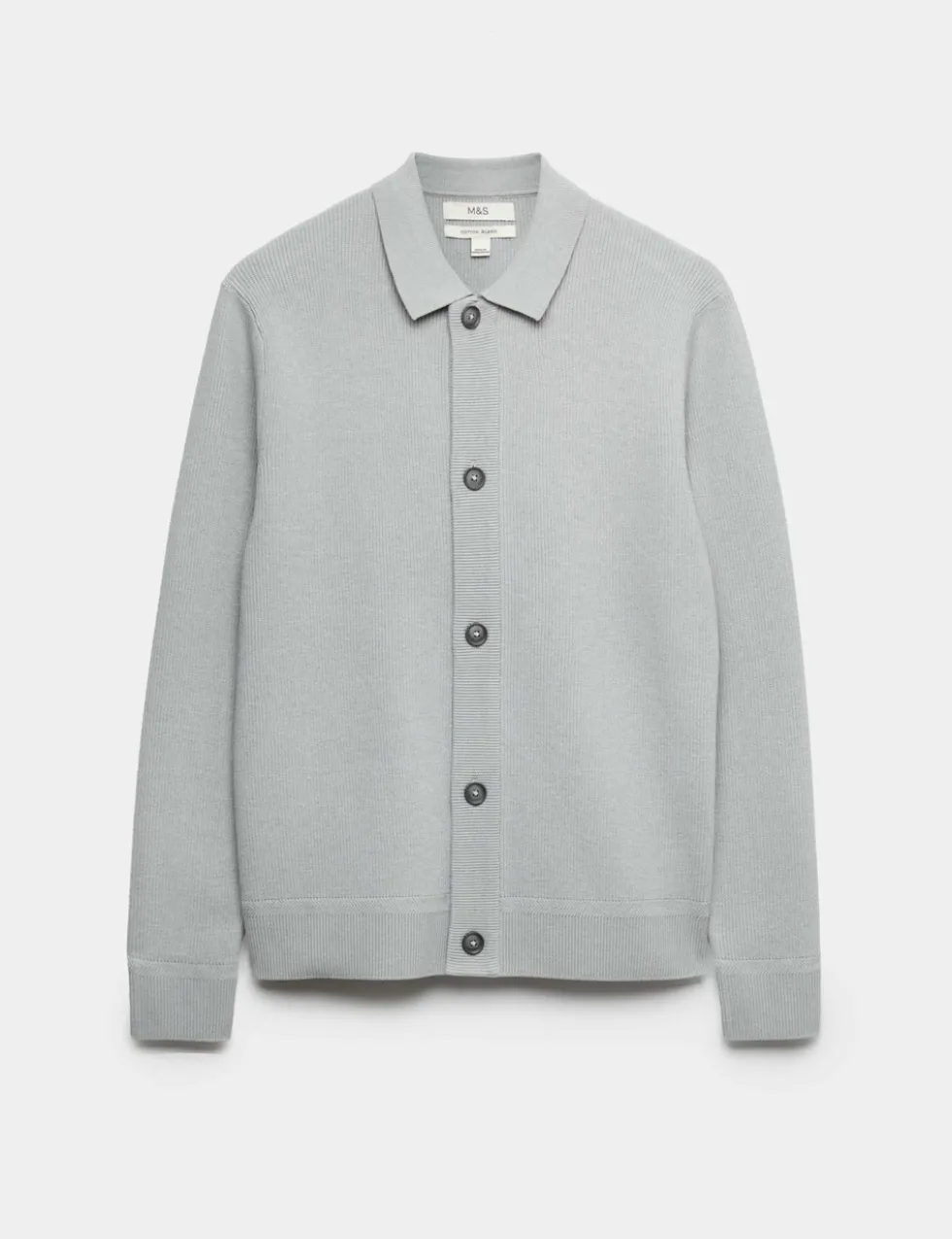 Cotton Blend Knitted Jacket