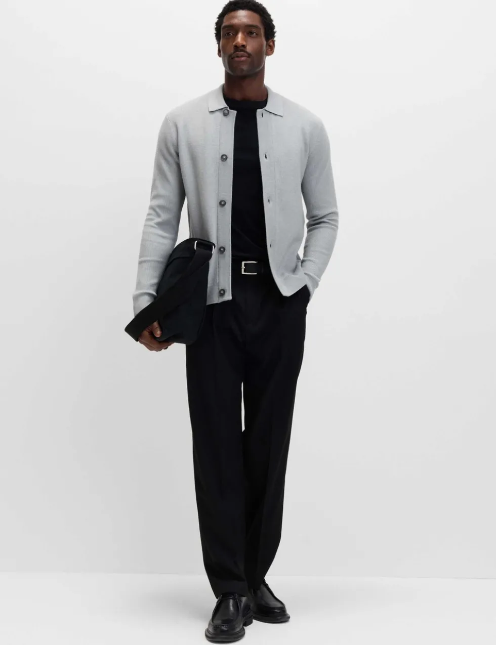 Cotton Blend Knitted Jacket