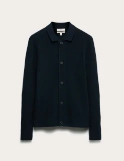 Cotton Blend Knitted Jacket
