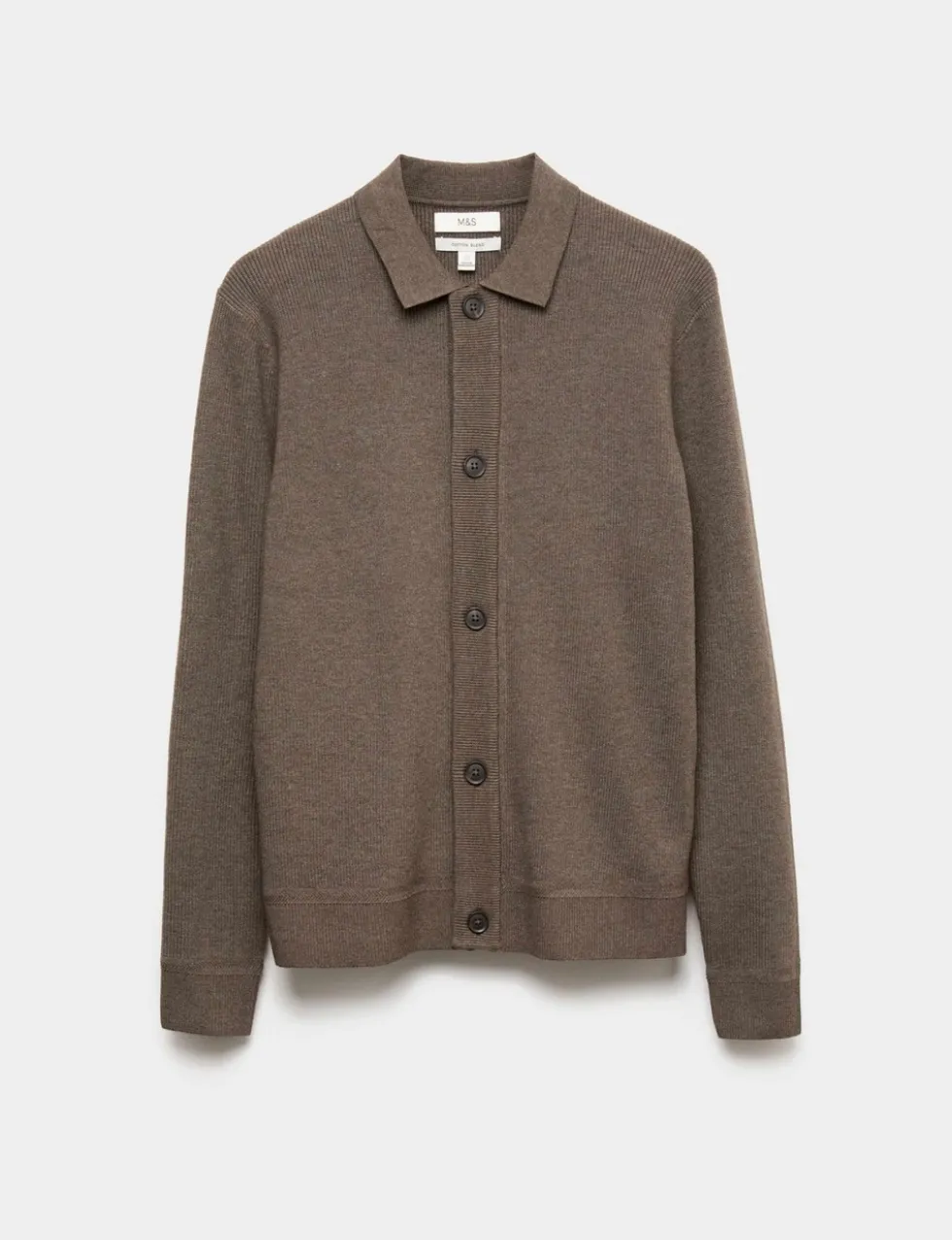 Cotton Blend Knitted Jacket