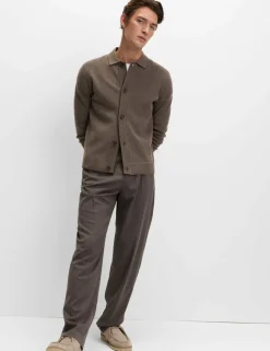 Cotton Blend Knitted Jacket