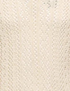Cotton Blend Knitted Open Stitch Jumper (7-14 Yrs)