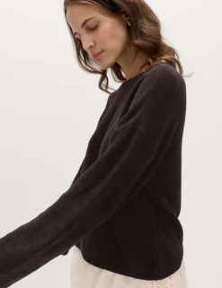 Cotton Blend Lace Detail Jumper