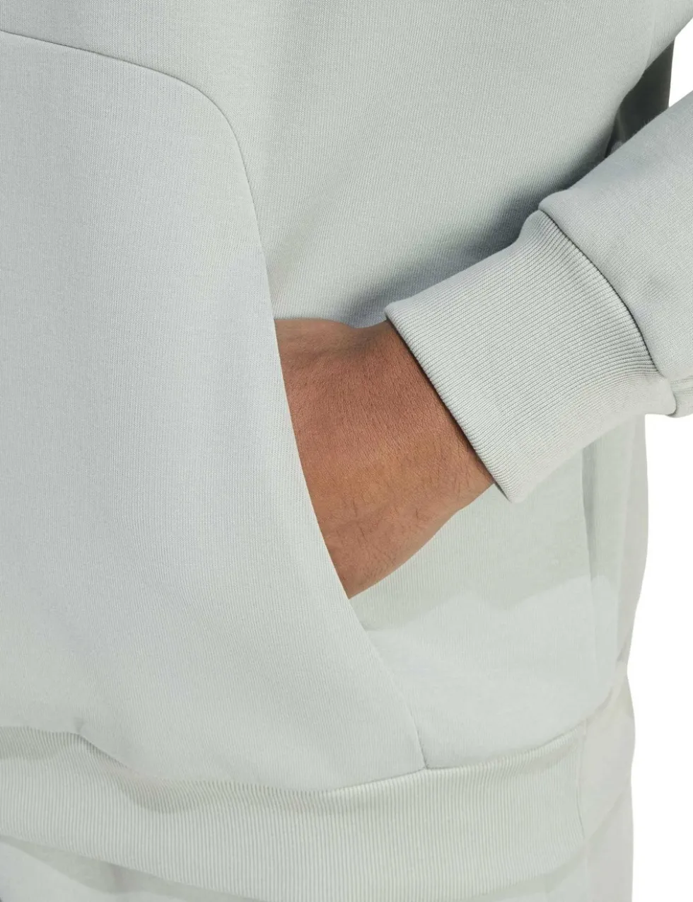 Cotton Blend Long Sleeve Hoodie