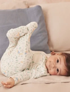 Cotton Blend Peter Rabbit™ Sleepsuit (7lbs-24 Mths)