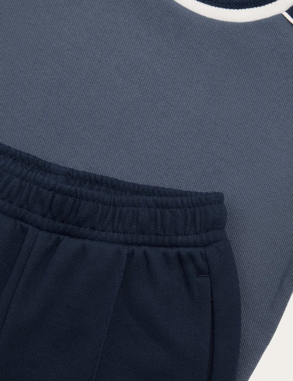 Cotton Blend Pique T-shirt & Short Outfit (2-10 Yrs)