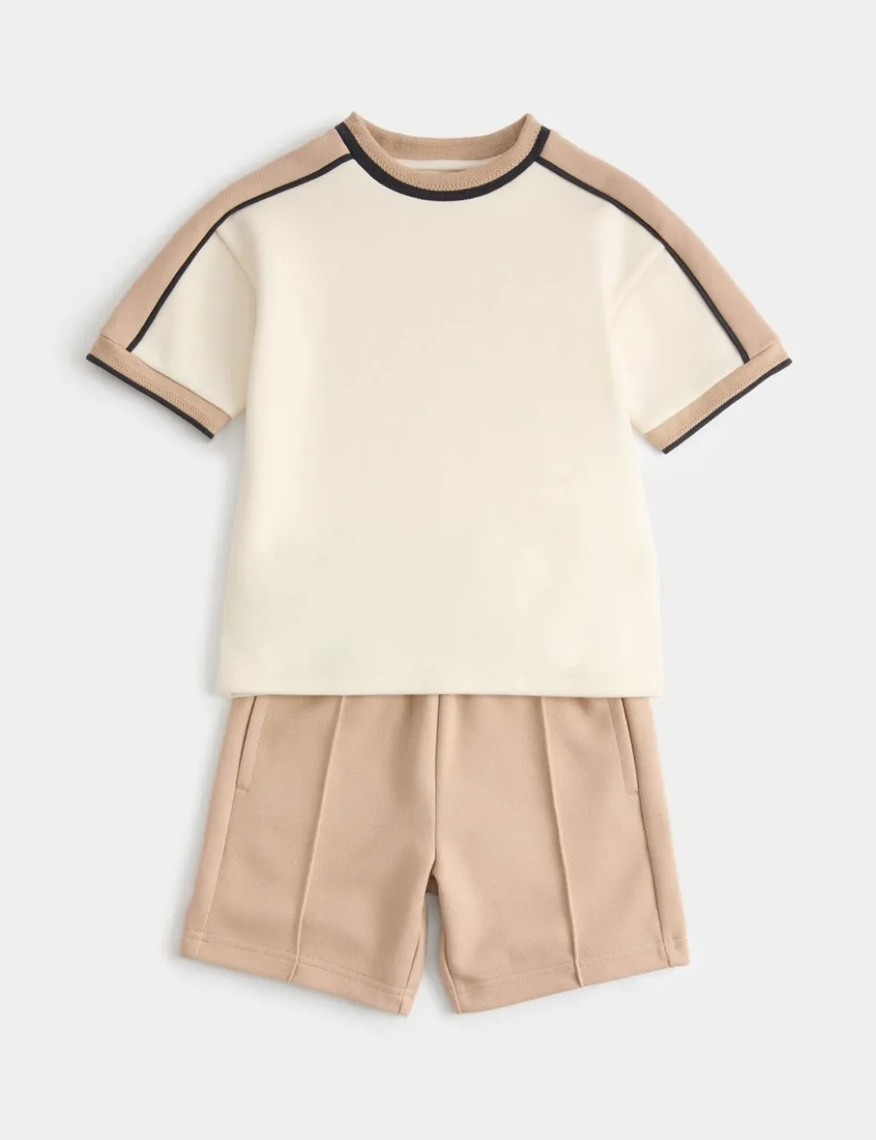 Cotton Blend Pique T-shirt & Short Outfit (2-10 Yrs)