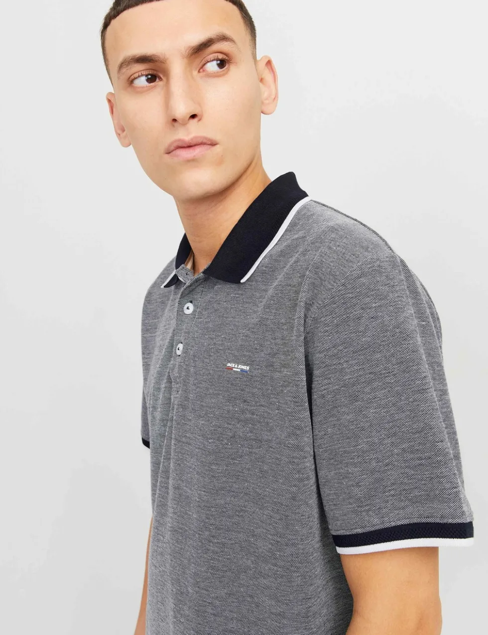 Cotton Blend Polo Shirt