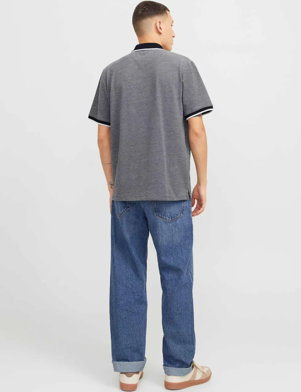 Cotton Blend Polo Shirt