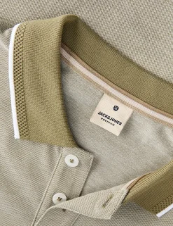 Cotton Blend Polo Shirt